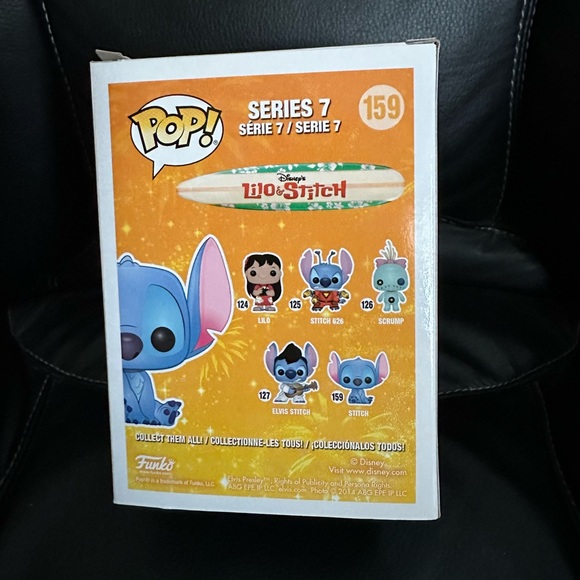 Funko Pop Flocked Stitch #159 Disney Exclusive Figure - Picture 3 of 6